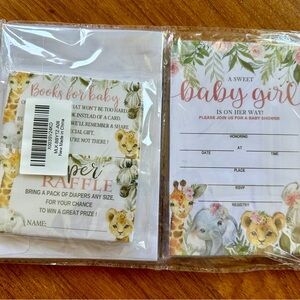 Baby Shower Invitation, Game & Banner